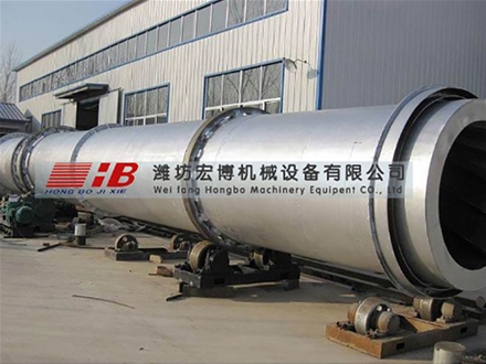 高密木屑转筒烘干机发货中