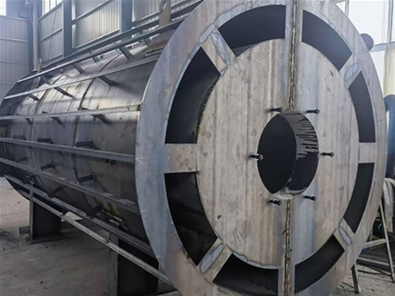 武汉直燃式热风炉制作中