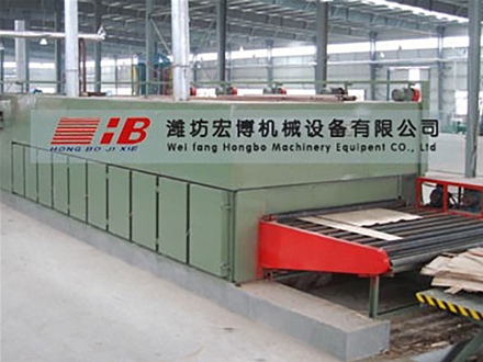 烟台网带烘干机制作完成