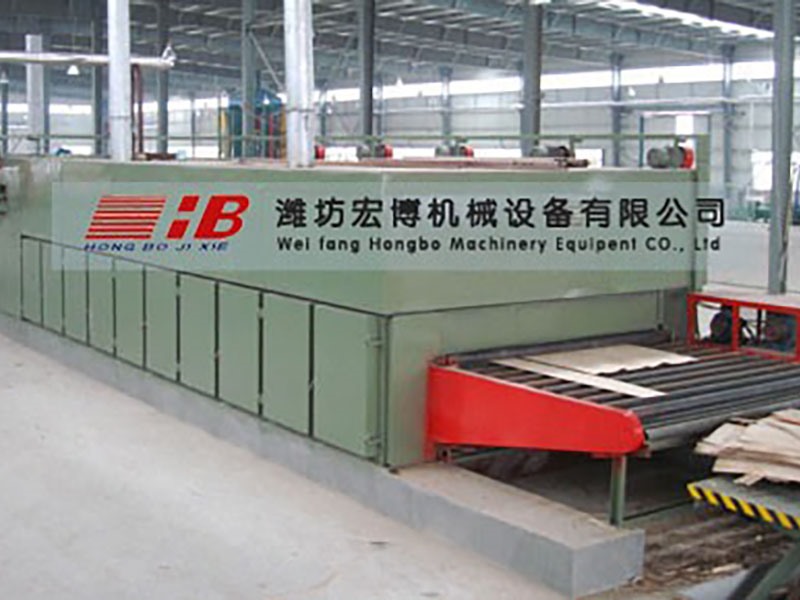 烟台网带烘干机制作完成